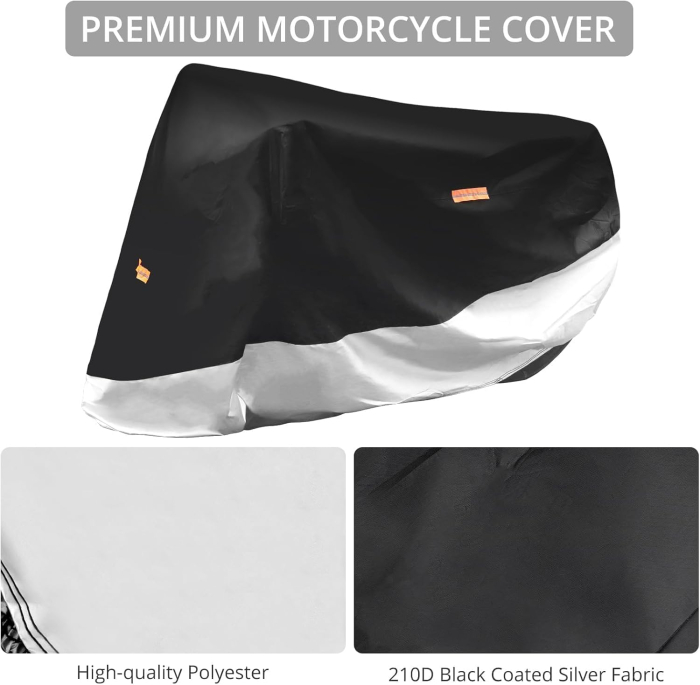 Husa protectie motocicleta, moped, bicicleta din material Oxford 245 x 105 x 125 cm [9]