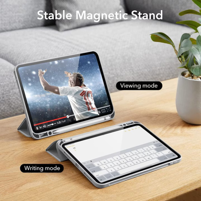 Husa argintie tableta iPad 10 10,9 inchi, model 2022, generația a 10-a cu suport pentru creion [3]