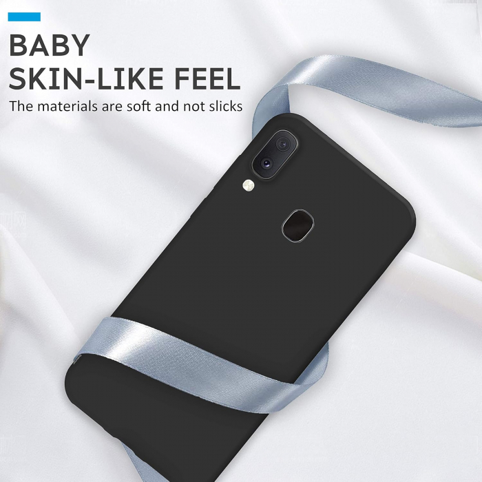 Husa telefon pentru Samsung Galaxy A40 TPU Soft Gel, negru [5]