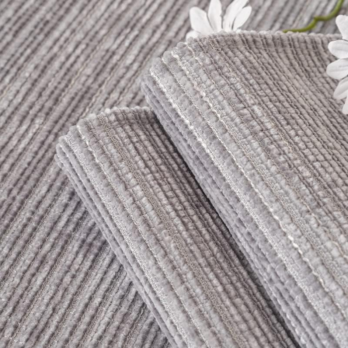 Husa universală anti-alunecare, protector de canapea solid cu textura groasă 70x90 cm, gri deschis [8]