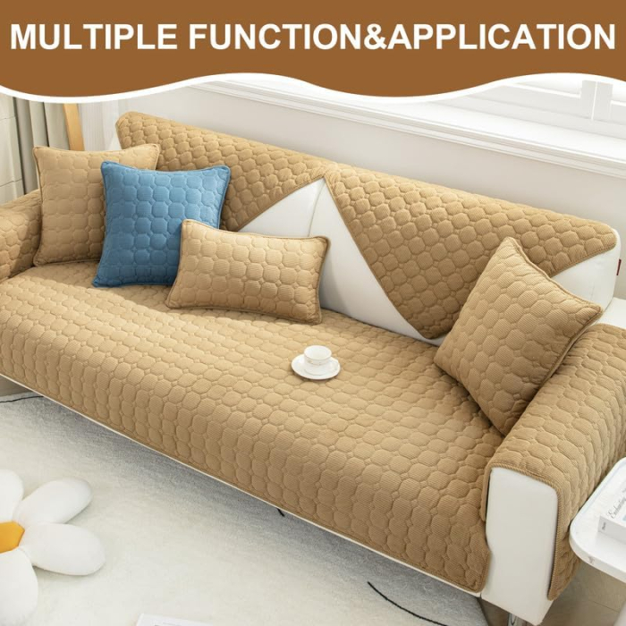 Husa universală anti-alunecare, protector de canapea solid cu textura groasă 70x180 cm [3]