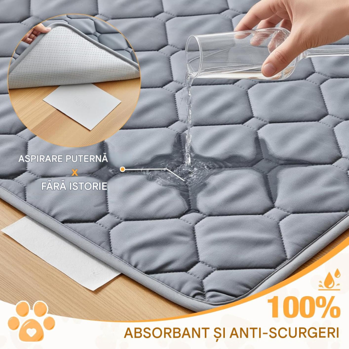 Husa universala gri impermeabila, lavabilă pentru canapea, pat & mașină, 137x208 cm [2]