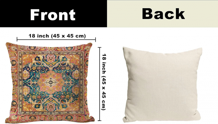 Huse pentru perini ornamentale 45x45 cm set 4 buc [6]