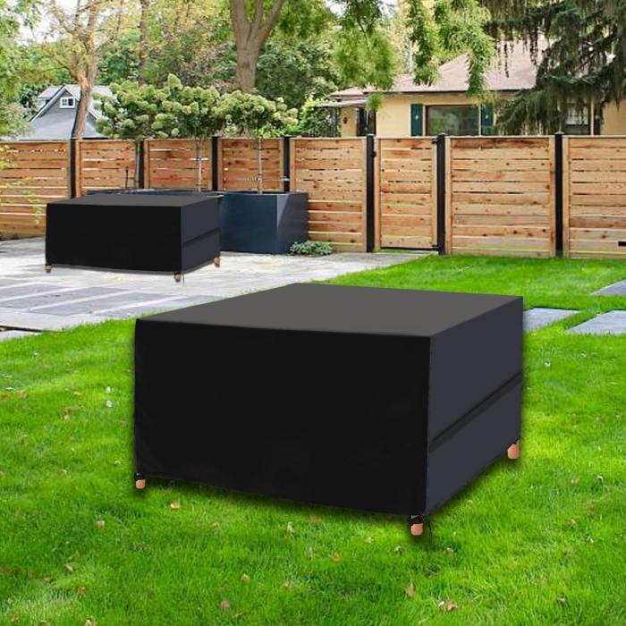 Huse pentru mobilier de grădină din material Oxford 420D, impermeabile, rezistente la UV, rezistentă la rupere 200x160x71cm - negru [7]