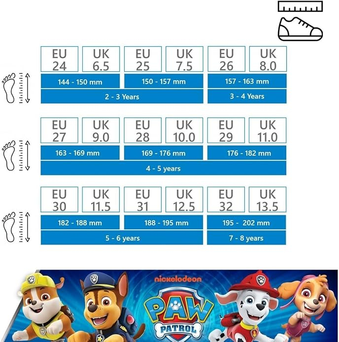 Sneakers Băieți Leomil Paw Patrol, Chase, Marshall și Rubble, Talpă Antiderapantă, 30 [4]