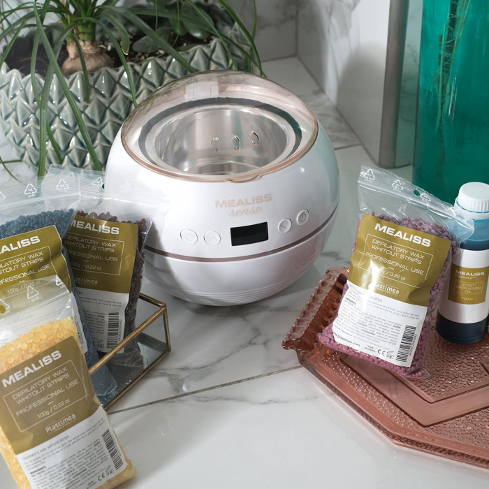 Incălzitor profesional de ceară pentru depilare si Kit de ceară braziliană 1 kg [7]