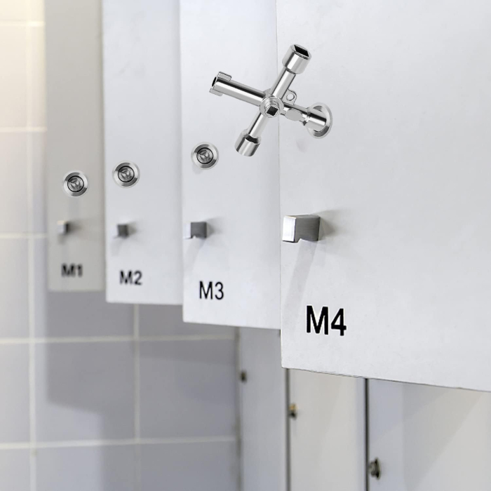 Incuietoare metalica pentru cutie postala, tablou electric, dulao metalic [7]