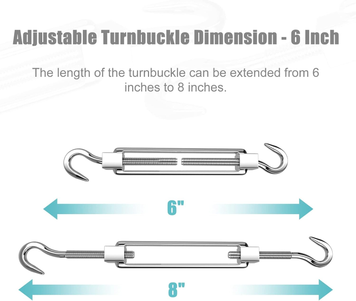 Set ancorare din otel cu ancore, suporti, carabine, diburi si horsuruburi, 40 piese [3]