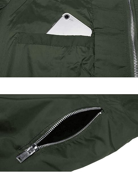 Jachetă verde casual de vara pentru bărbați, Slim Windproof  3XL [7]