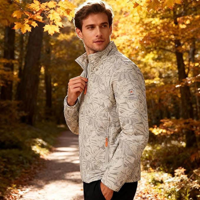 Jachetă polar unisex ușoară mânecă lungă stil pilot – Alb 3XL [4]