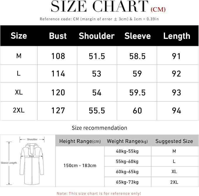 Jacheta usoara de vant pentru femei, respirabila, impermeabila, extralunga, Bej 2XL [6]