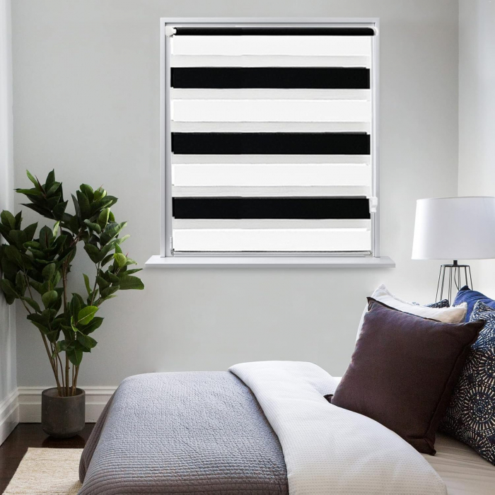 Jaluzea rulou de interior, fara gaurire,  120X150 CM, culoare bej nisip [7]