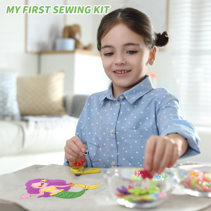 Joc de artizanat de cusut cu vietuitoare marine, 8 piese cu accesorii [2]