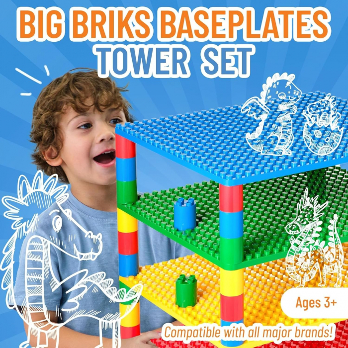 Joc de constructie pentru dezvoltarea imaginatiei si indemanarii tip LEGO, 48 piese [2]
