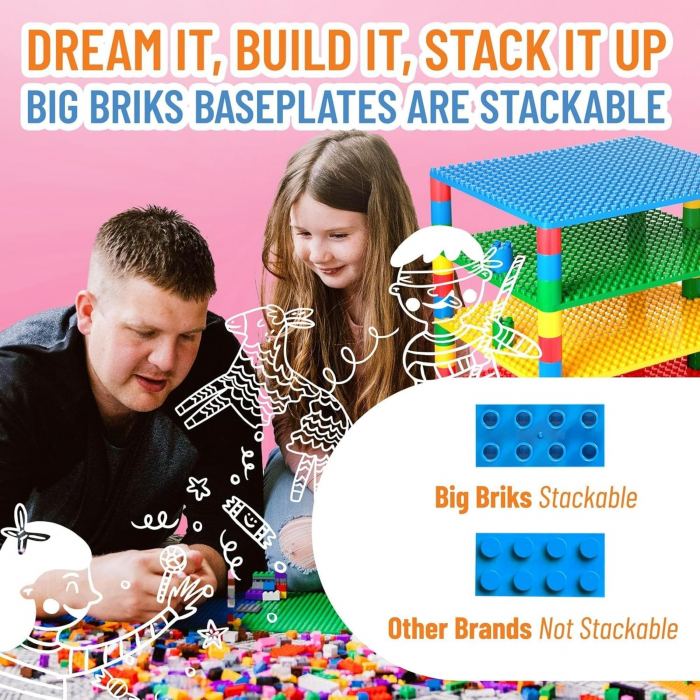 Joc de constructie pentru dezvoltarea imaginatiei si indemanarii tip LEGO, 48 piese [5]
