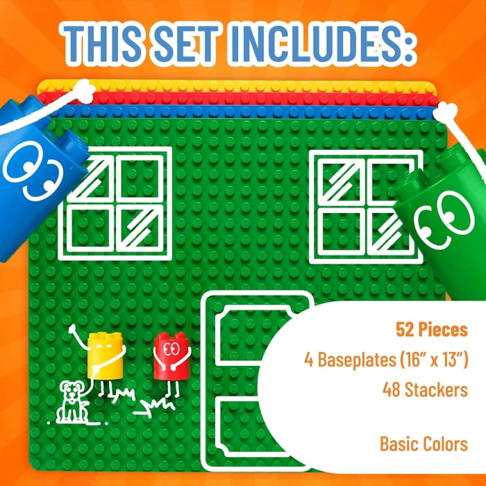 Joc de constructie pentru dezvoltarea imaginatiei si indemanarii tip LEGO, 48 piese [3]
