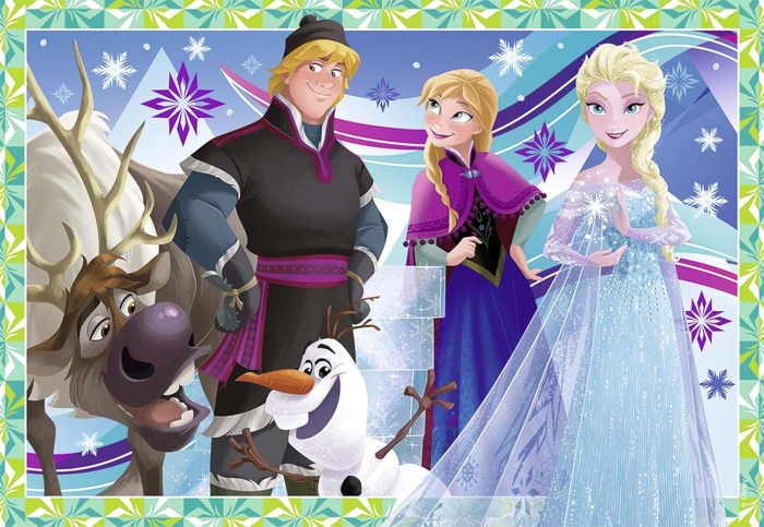Puzzle dublu Frozen 2x12 piese Disney [3]