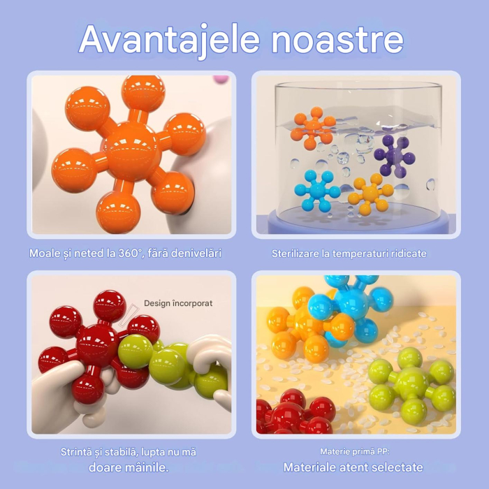 Joc educativ de asamblare, 200 piese de constructie pentru diferite forme geometrice - Copie [6]