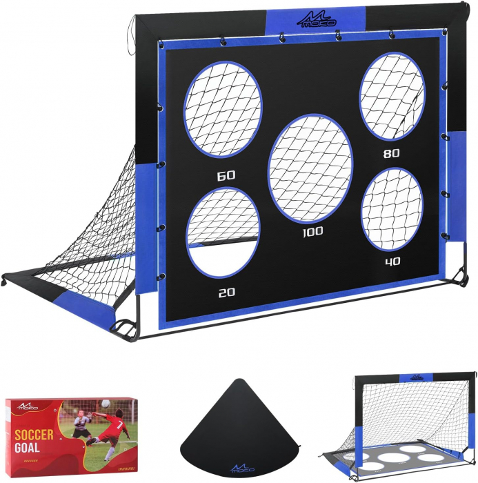 Poarta pliabila pentru antrenament fotbal copii 122x95x96 cm [1]