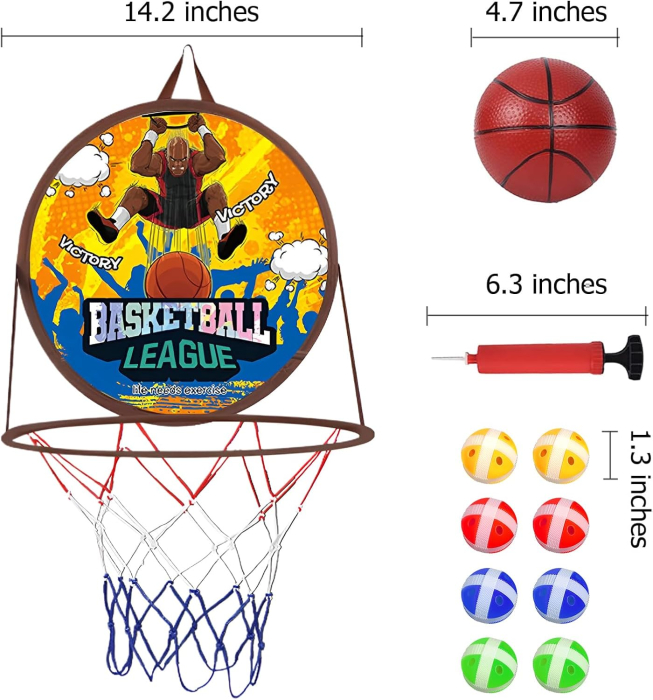 Joc 2 in 1 de aruncare a mingiilor cu prindere Velcro [3]