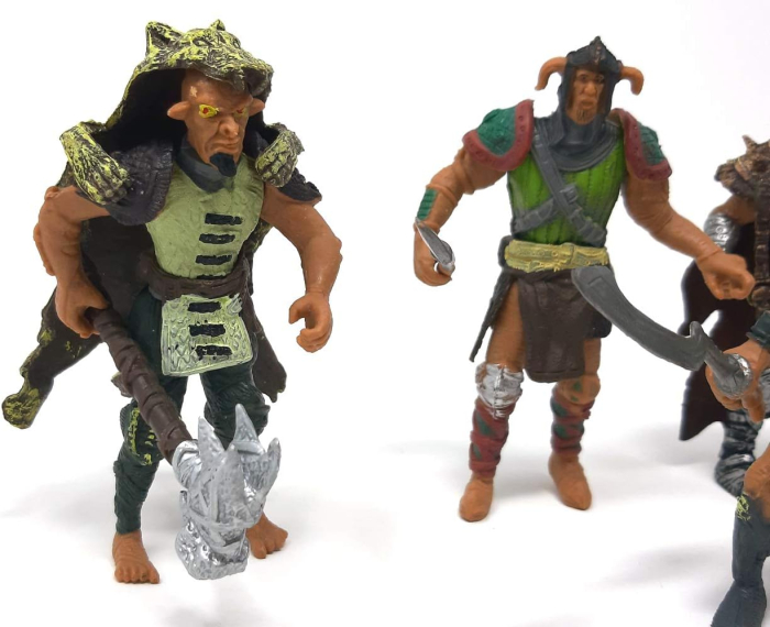 Figurine din filme SF, orci pregatiti de lupta, set 4 piese [5]