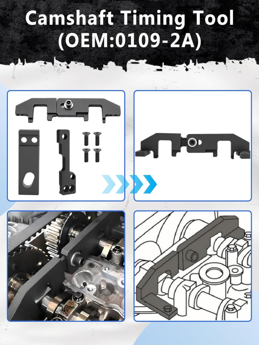 Kit Scule Distribuție 1.0/1.2 PureTech, Peugeot, Citroën, Opel, Toyota, 0109-2A [3]