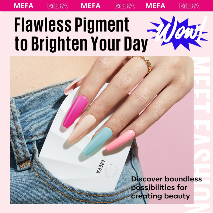 Kit de lac de unghii semi-permanent cu 12 culori și lampa UV 6 W, geluri UV [8]