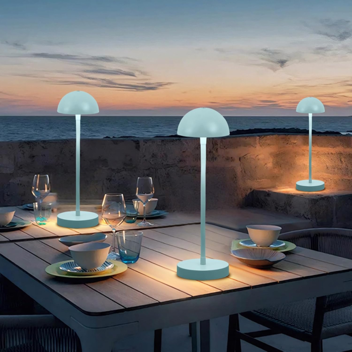 Lampa de masa LED reincarcabila, picior flexibil, comenzi tactile, 3 moduri lumina [6]