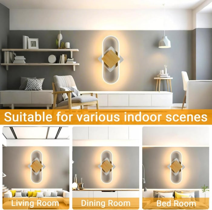 Lampa versatila de perete LED 14W, 3000K, 1920Lm, lungime 41 cm, alimentare 220 V [5]