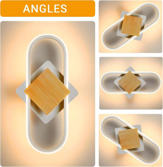 Lampa versatila de perete LED 14W, 3000K, 1920Lm, lungime 41 cm, alimentare 220 V [3]