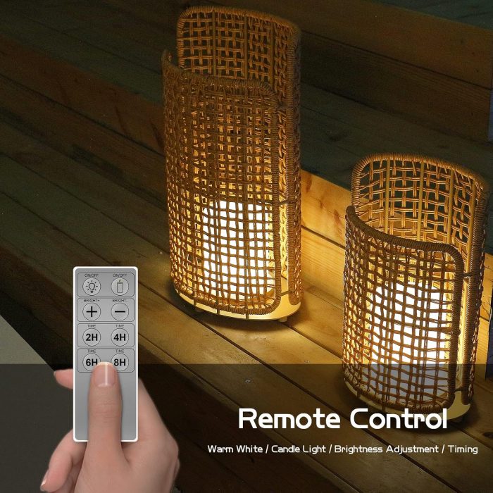 Lampa LED de masa, din metal, wireless, reincarcabila, de exterior set 2 buc [6]