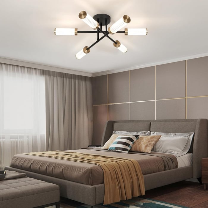 Lampa plafon cu 6 leduri si telecomanda, 24W cu 3 culori lumina [4]