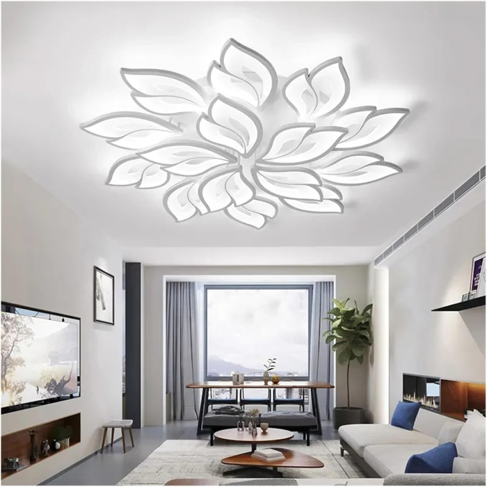 Lampa de plafon LED, lumina calda/rece, telecomanda [3]