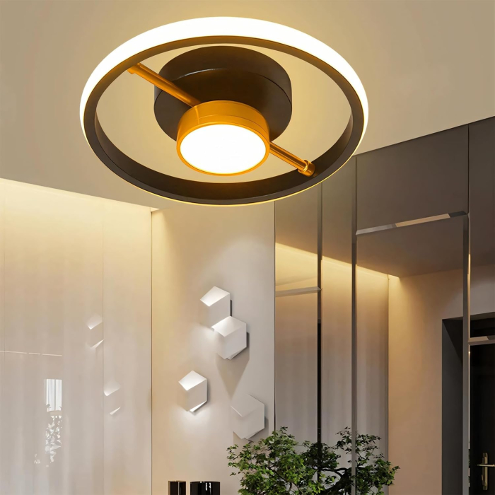 Lampa plafon 3 temperaturi de culoare 6000K/3000K/4000K,2000LM 22 x 22 x 8.5 cm [5]