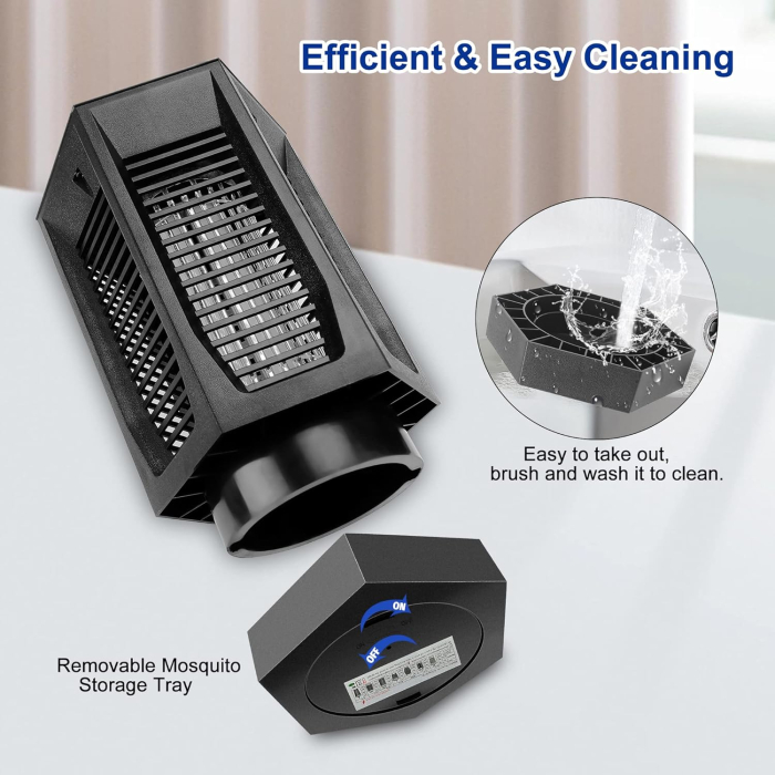 Lampă UV pentru insecte pentru exterior și interior, 4200V 18W [7]