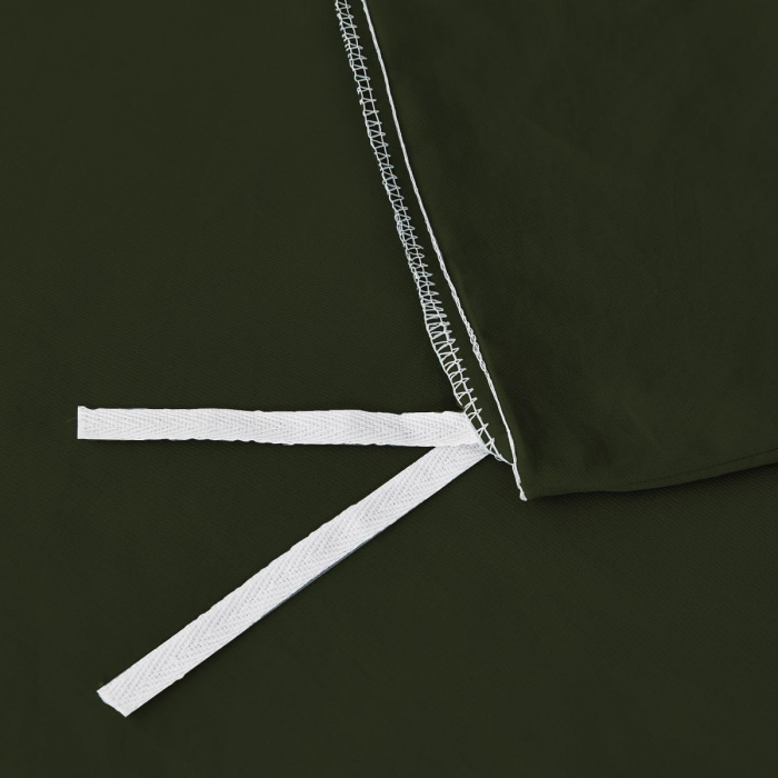 Lenjerie de pat 3 piese, husa pilota 240x220 cm, 2 fete perini 65x65 cm ,verde [6]