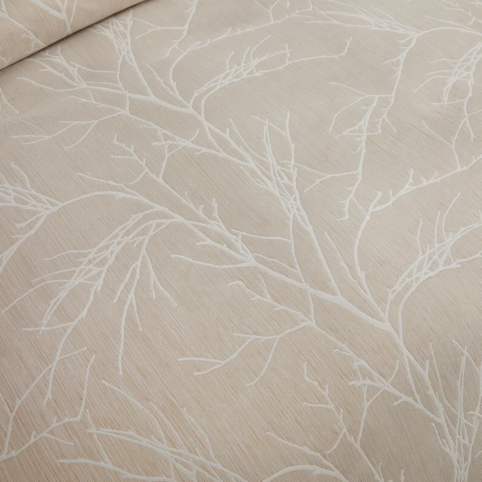 Lenjerie de pat Bej, husa pilota 200x220 cm, 2 fete perini 80x80 cm [3]