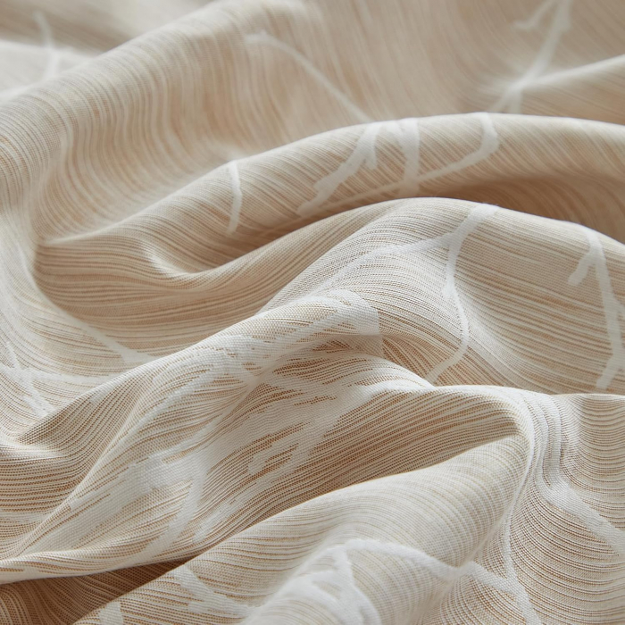 Lenjerie de pat Bej, husa pilota 200x220 cm, 2 fete perini 80x80 cm [4]