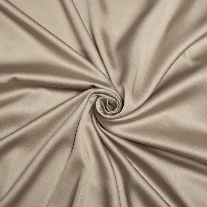 Lenjerie de pat din bambus, poliester, simplă, netedă, mătăsoasă, kaki, pilota 220x240 cm cu 2 fete perini 65x65 cm [5]