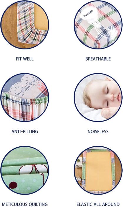 Lenjerie de pat din 4 piese cu model, 1 cearceaf 135x200x35 cm, 1 cearceaf 224x225 cm, 2 fete perini 50x75 [5]