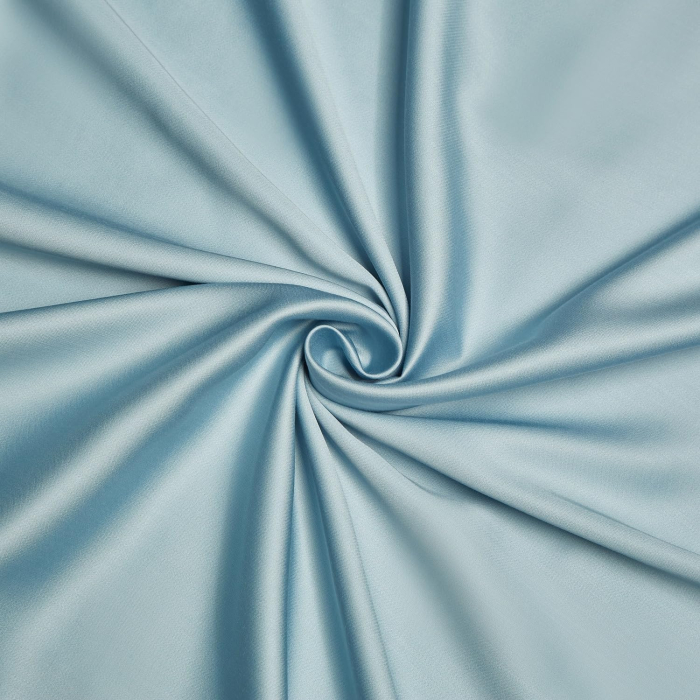 Lenjerie de pat din bambus, poliester, simplă, netedă, mătăsoasă, bleu, pilota 220x240 cm cu 2 fete perini 65x65 cm [5]