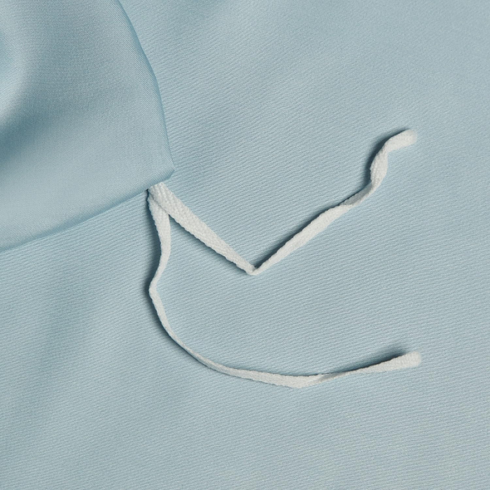 Lenjerie de pat din bambus, poliester, simplă, netedă, mătăsoasă, bleu, pilota 260x240 cm cu 2 fete perini 65x65 cm [6]