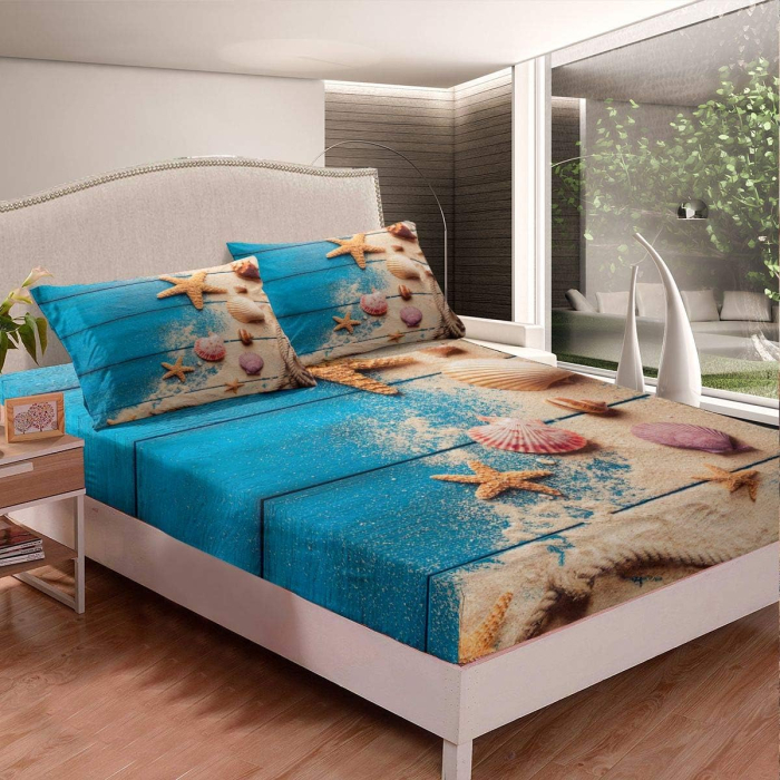 Lenjerie de pat din 3 piese, cearsaf 135x200 cm, 2 perini 50x75 cm [2]