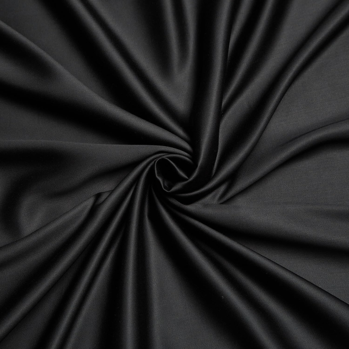 Lenjerie de pat neagra, husa pilota 220x240 cm cu 2 fete perini 65x65 cm [6]