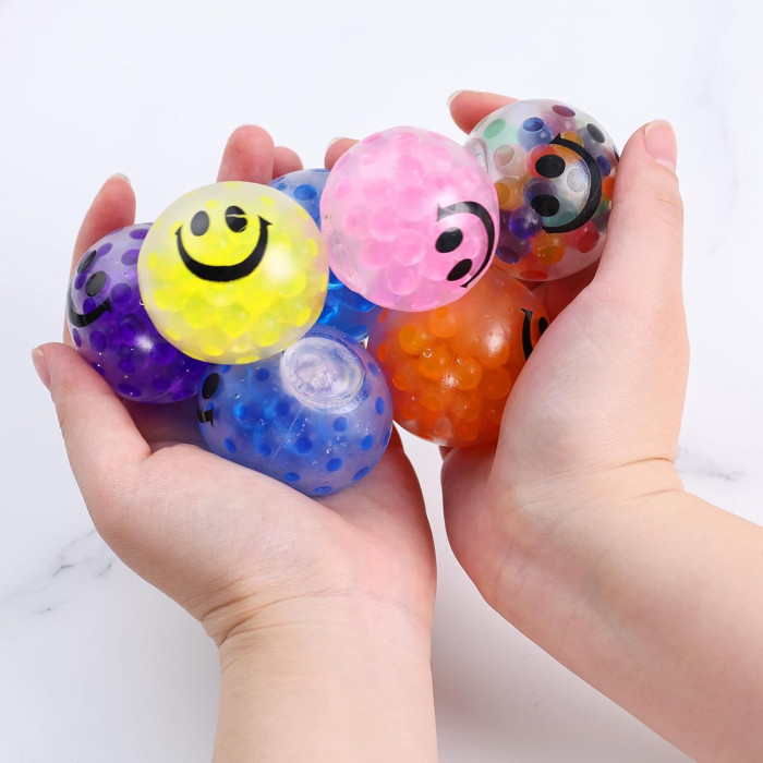 Mingi antistres din cauciu, multicolore set 16 bucati de 4 cm [5]