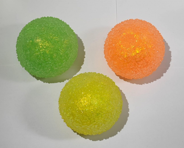 Mingi antistres texturate din cauciu,foarte moi, multicolore set 6 bucati de 6 cm [6]