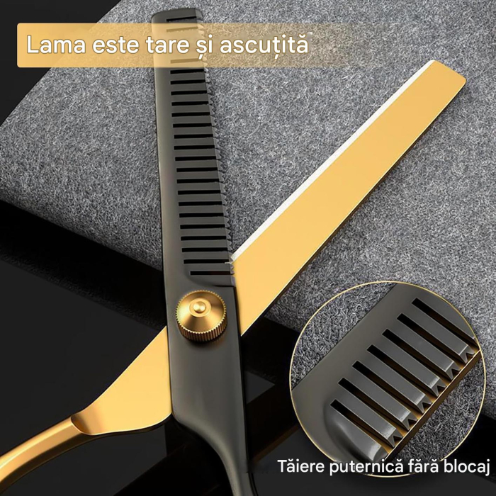 Foarfeci profesionale de coafor foarte ascuțite și precise, set 2 bucati [5]