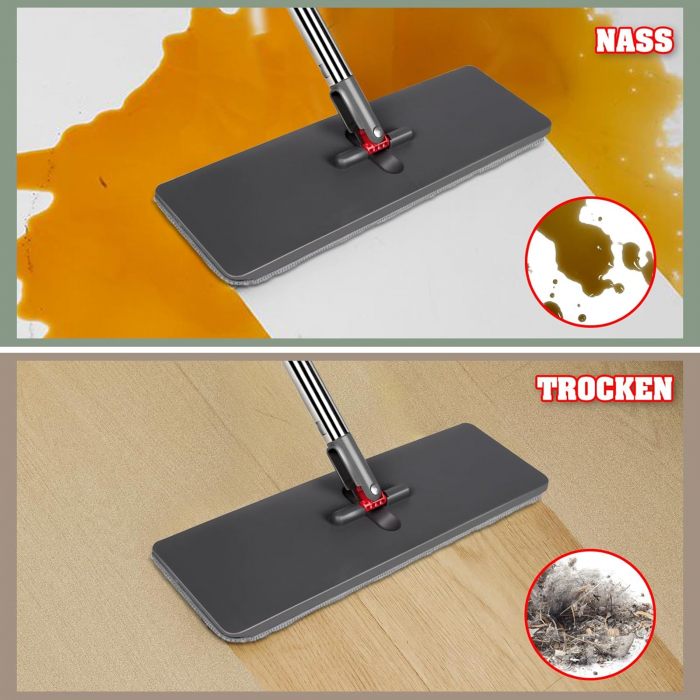 Mop cu functie de scurgere, talpa de 36 cm, coada extensibila 130-147 cm, 6 rezerve [5]