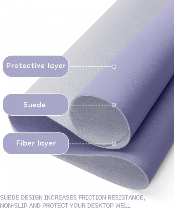 Mouse pad 60x35 cm movdin piele artificiala, impermeabil, moale [3]