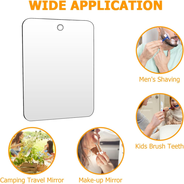 Oglinda de dus fara rama,fara aburire, fara gaurire 26x25 cm [5]